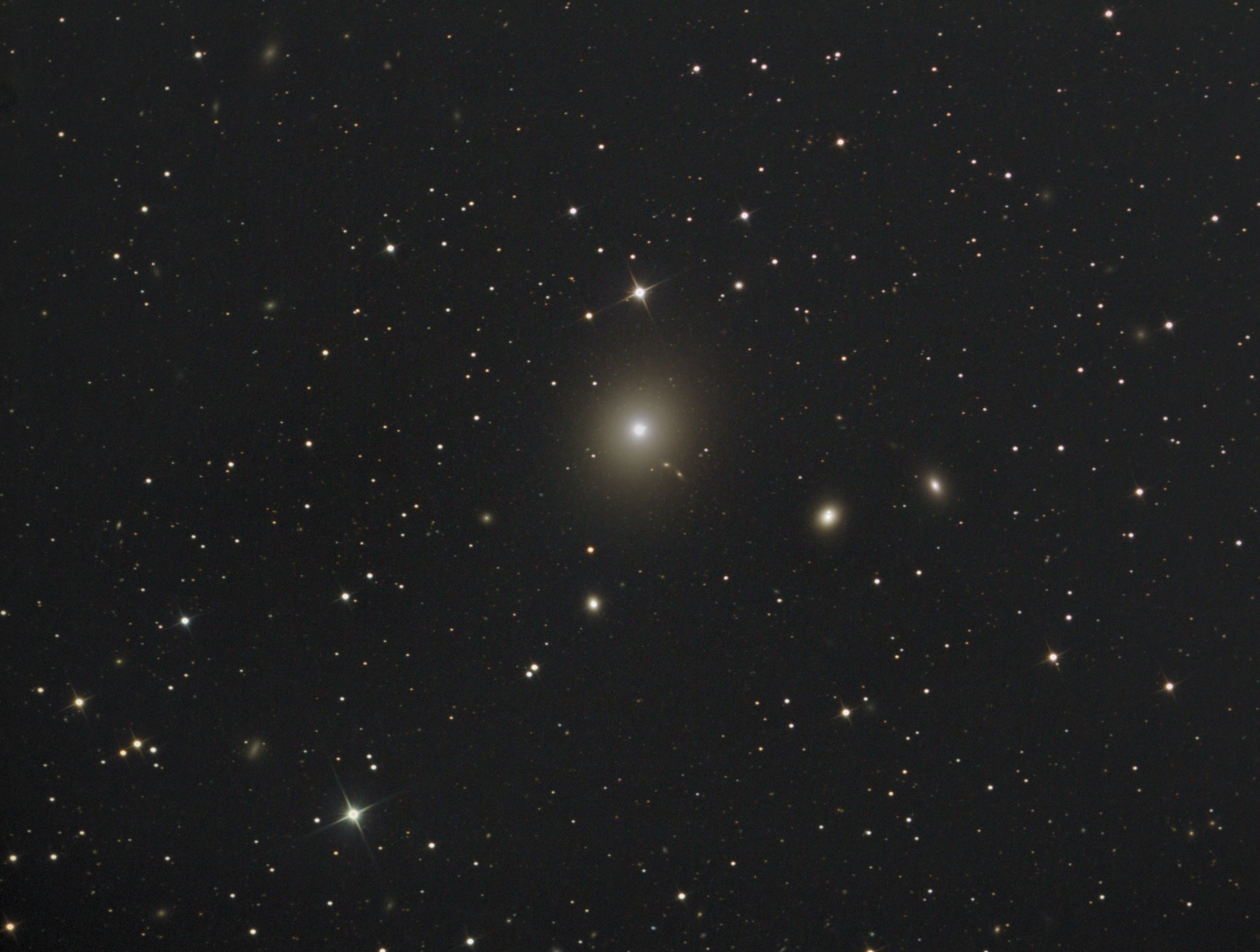 M87 supergiant elliptical galaxy with jet