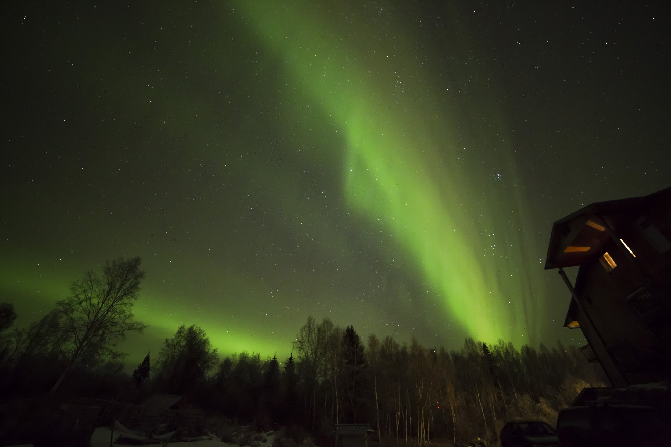 Aurora in Fairbanks, Alaska