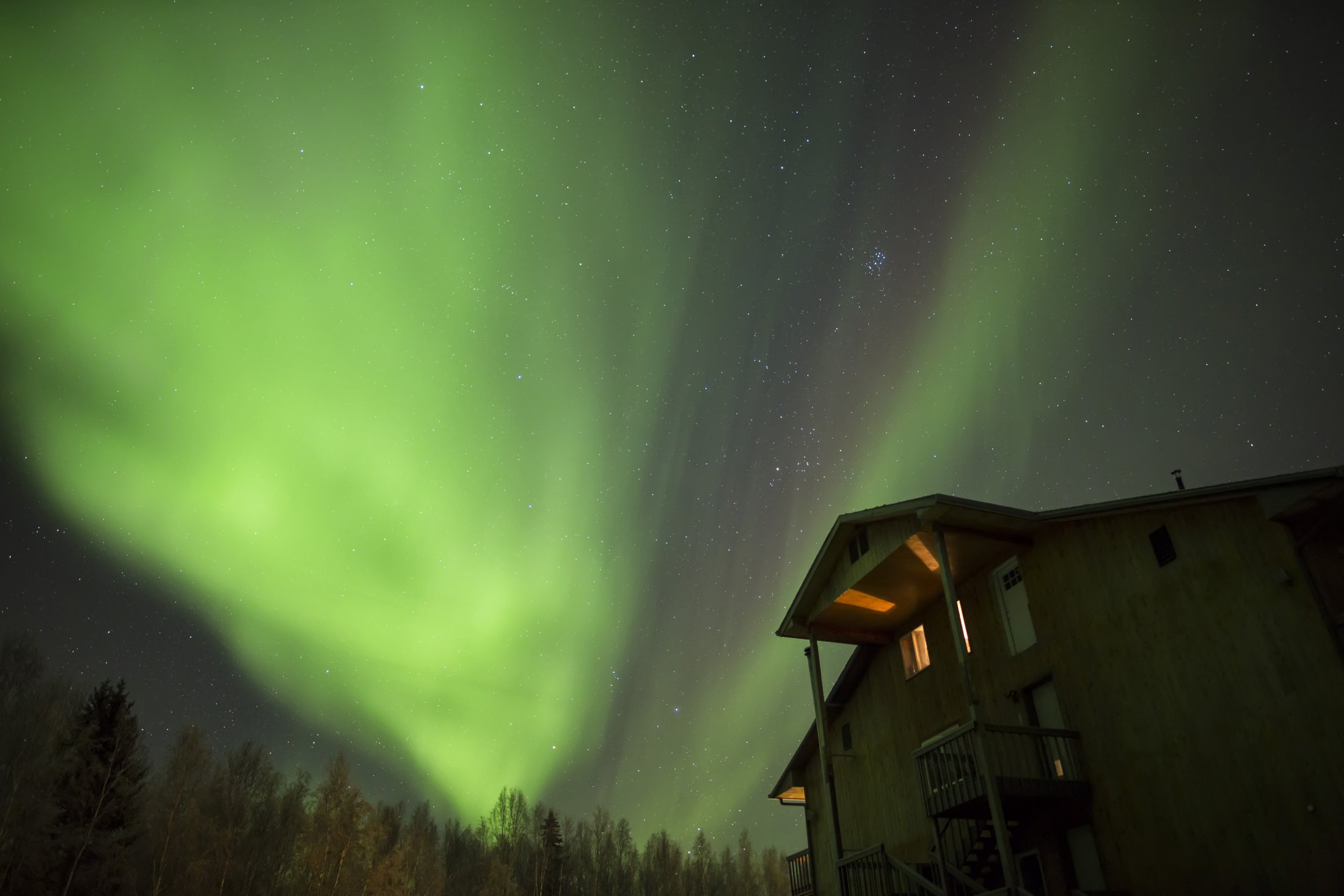 Aurora in Fairbanks, Alaska