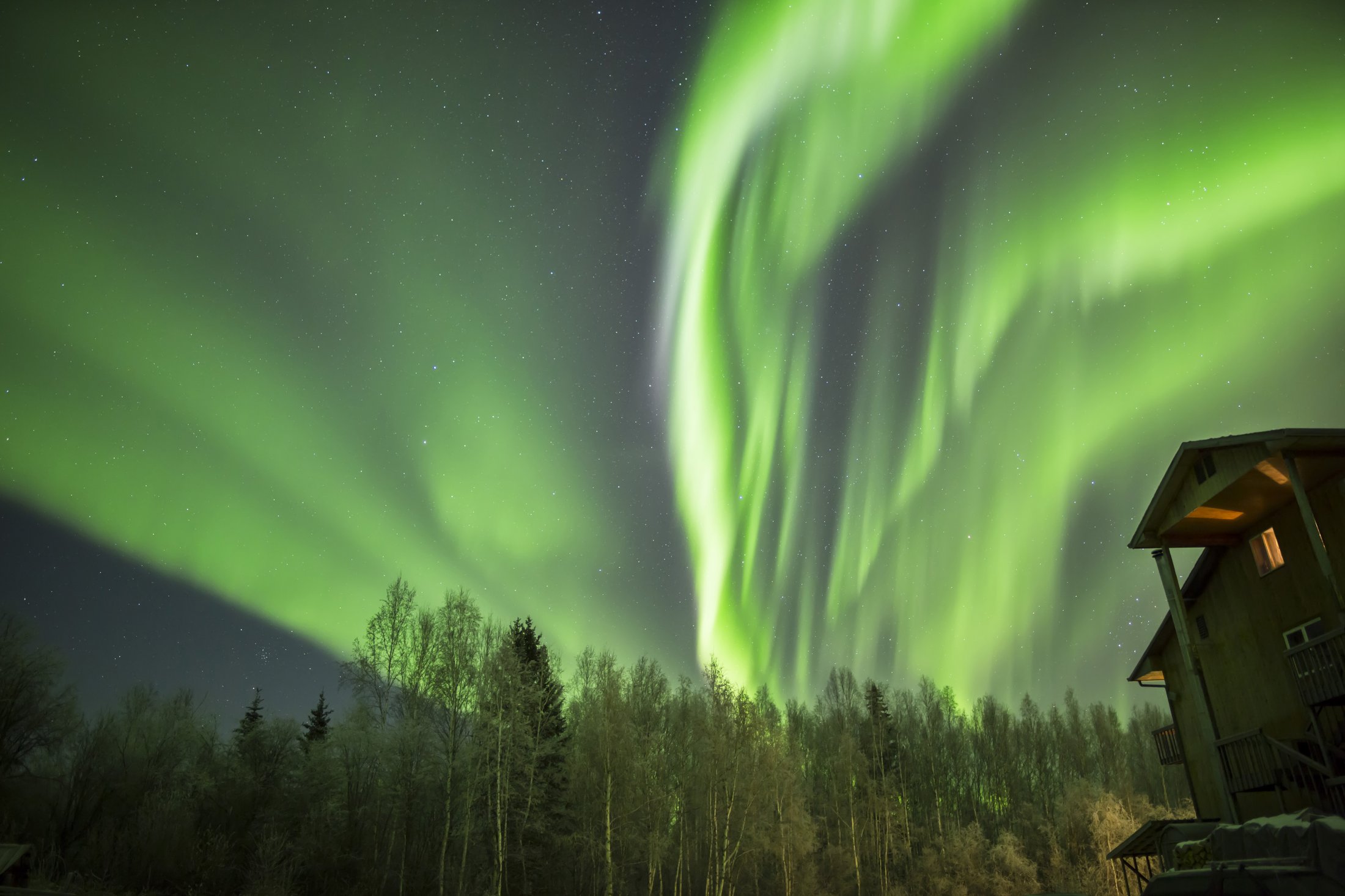 Aurora in Fairbanks, Alaska