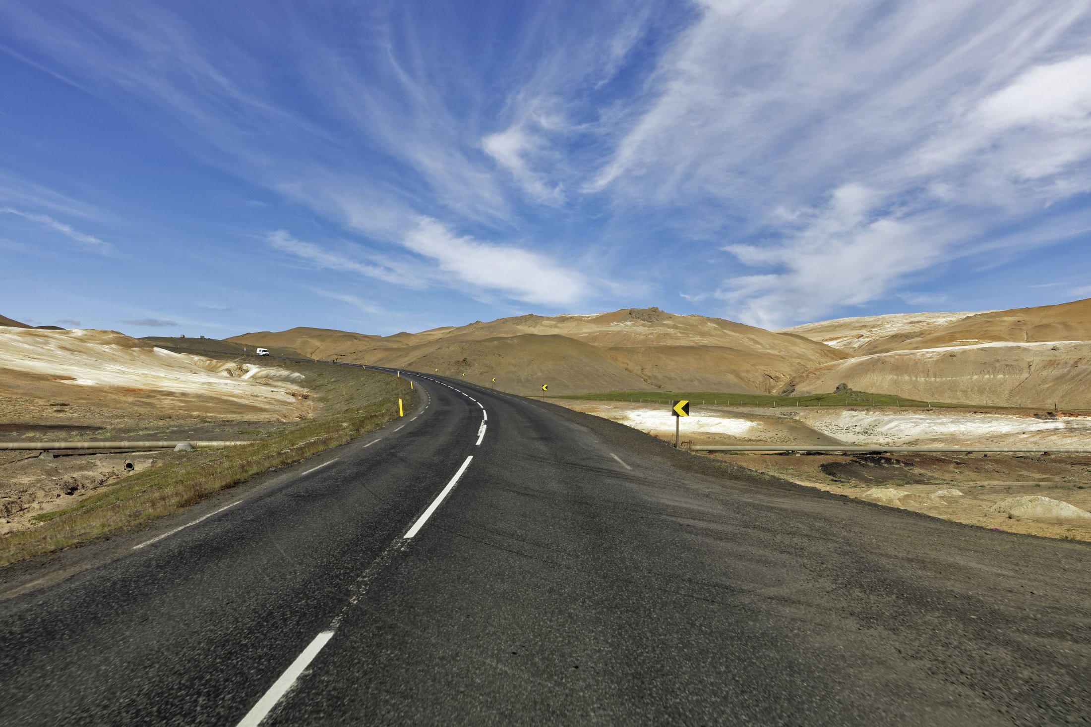 Norðurlandsvegur, Mývatni, Iceland.