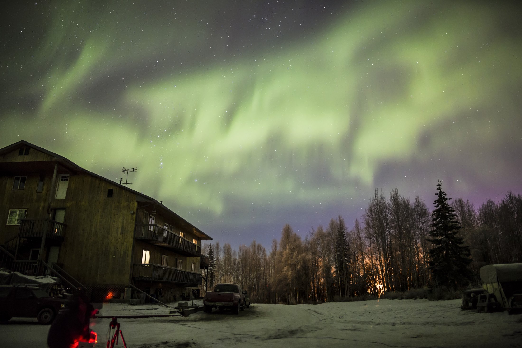 Aurora in Fairbanks, Alaska