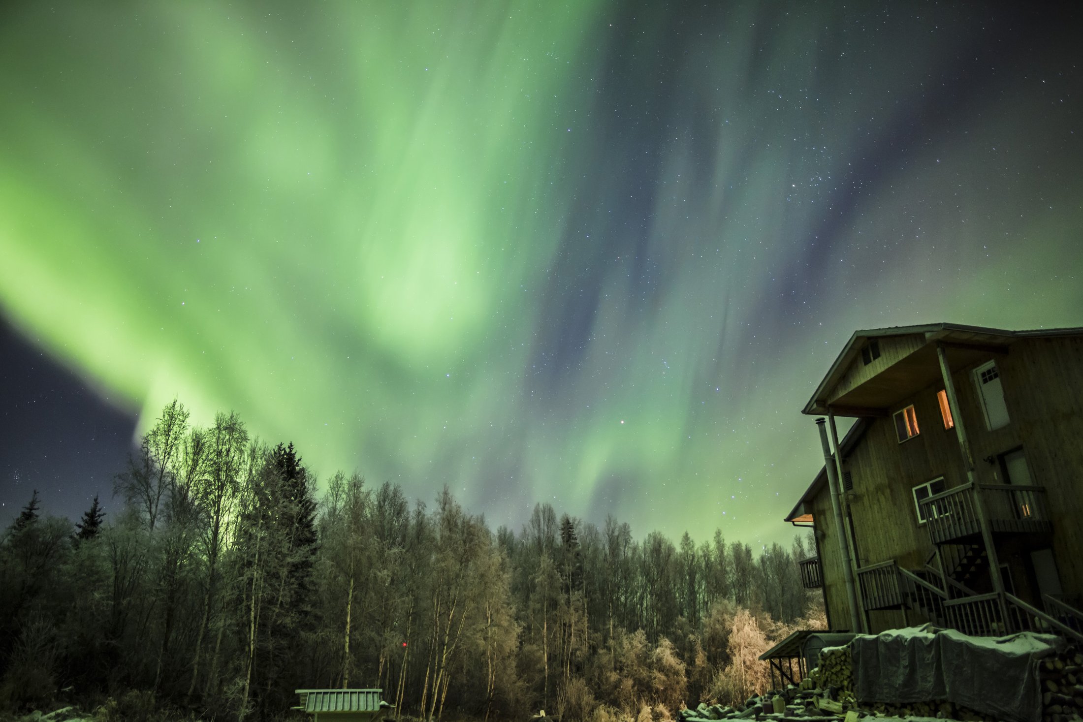 Aurora in Fairbanks, Alaska