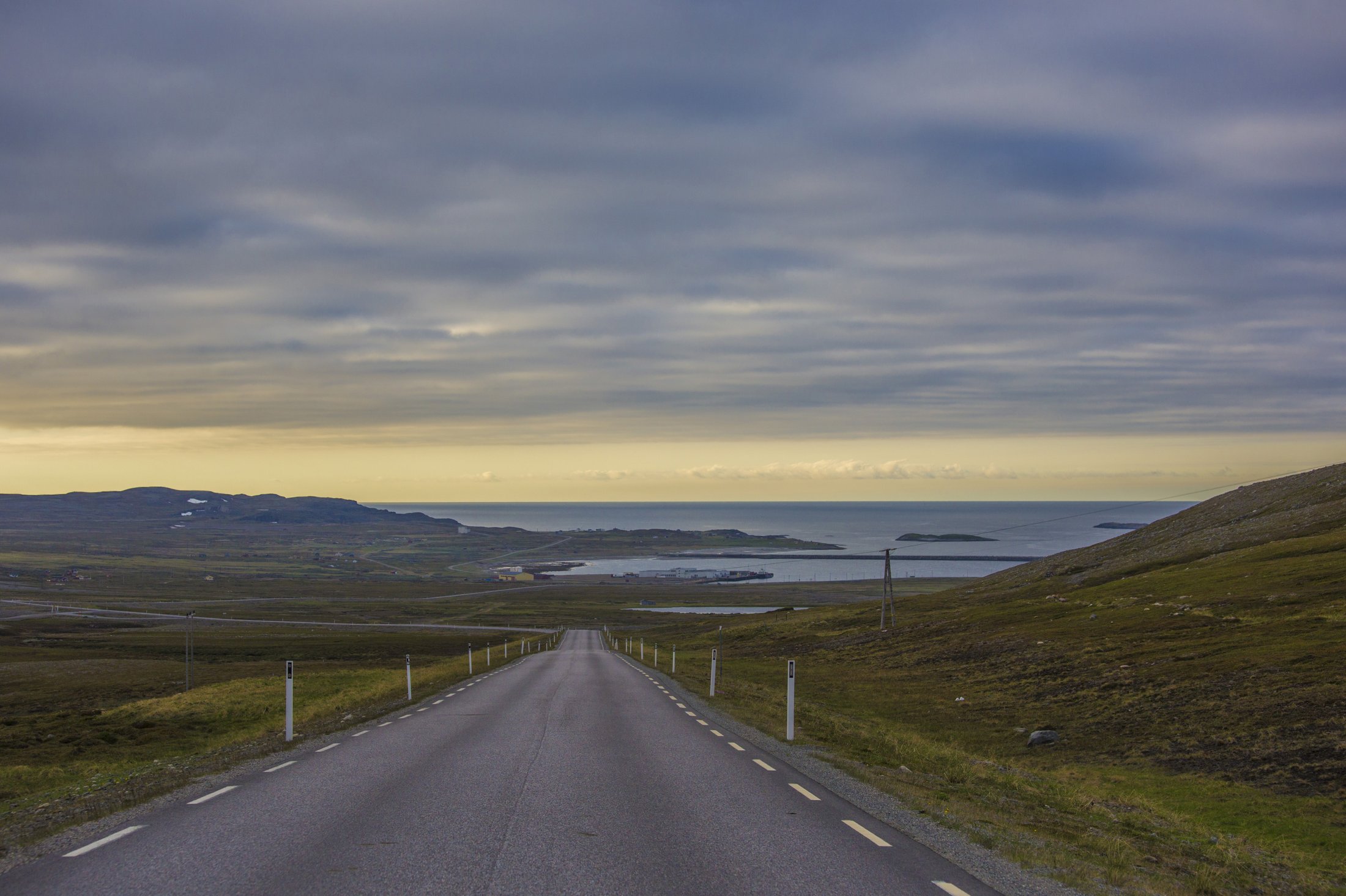 E 75, Vardø, Norway.