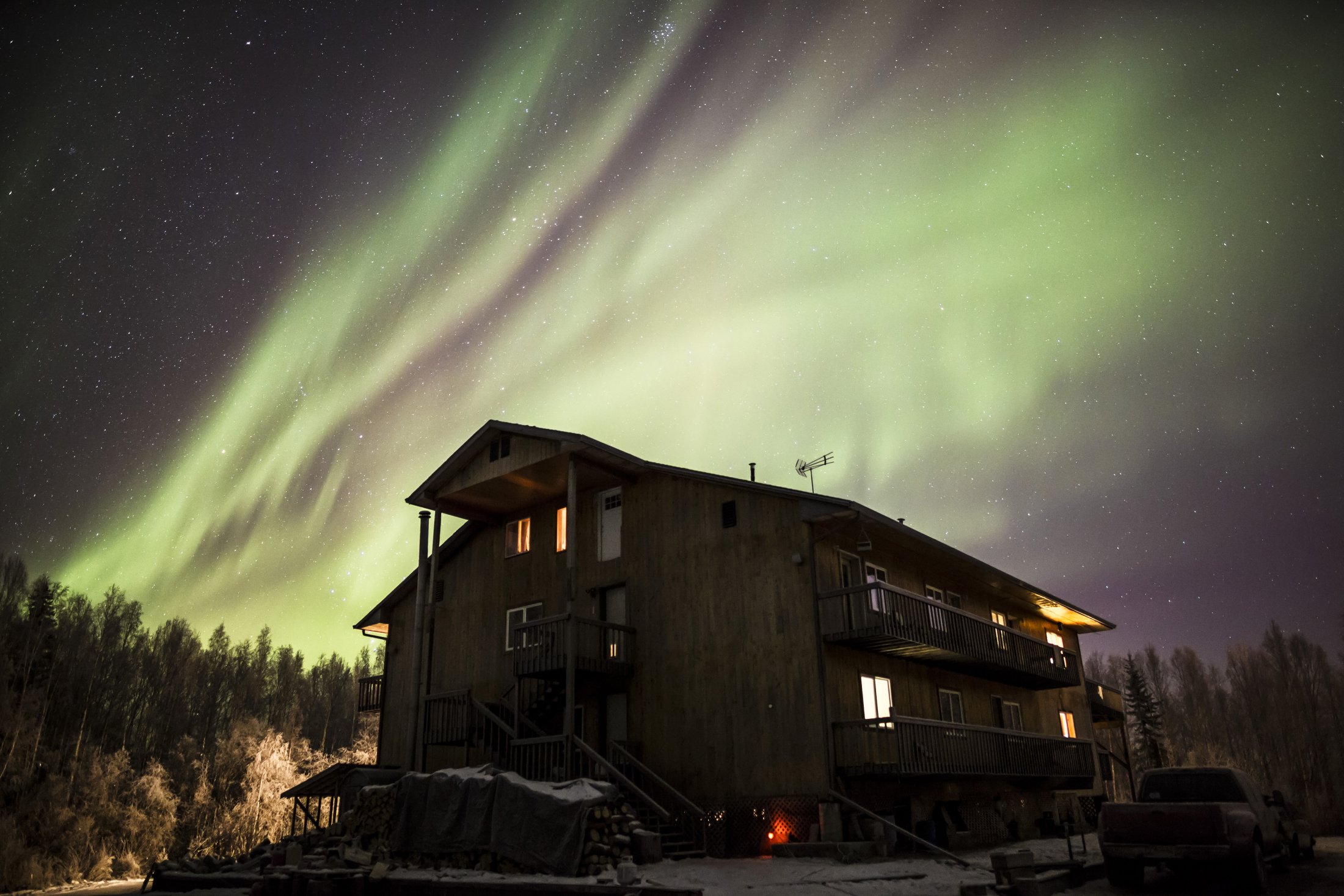 Aurora in Fairbanks, Alaska