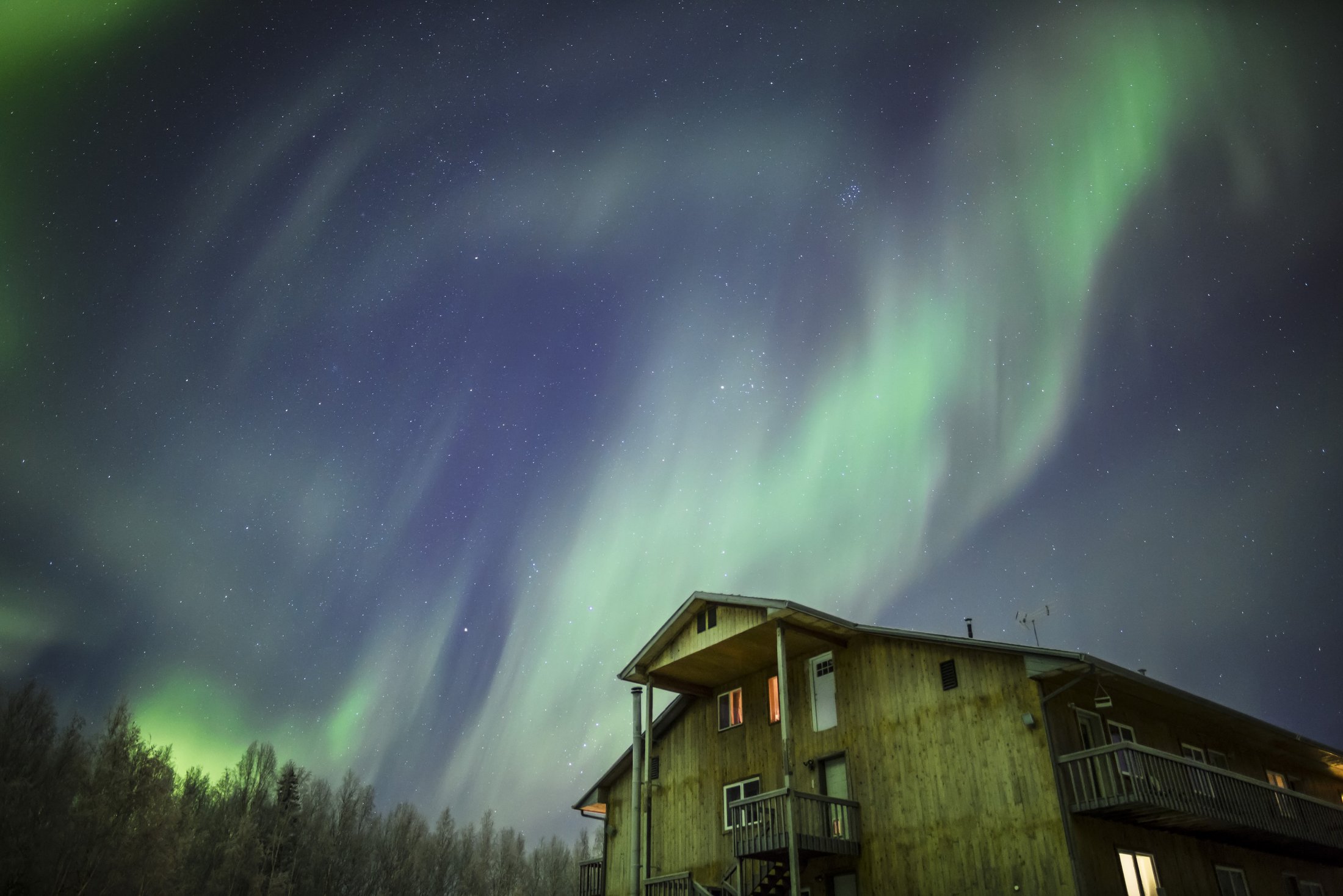 Aurora in Fairbanks, Alaska