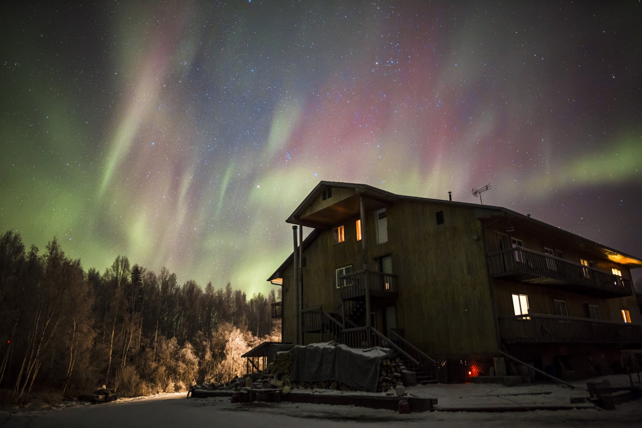 Aurora in Fairbanks, Alaska