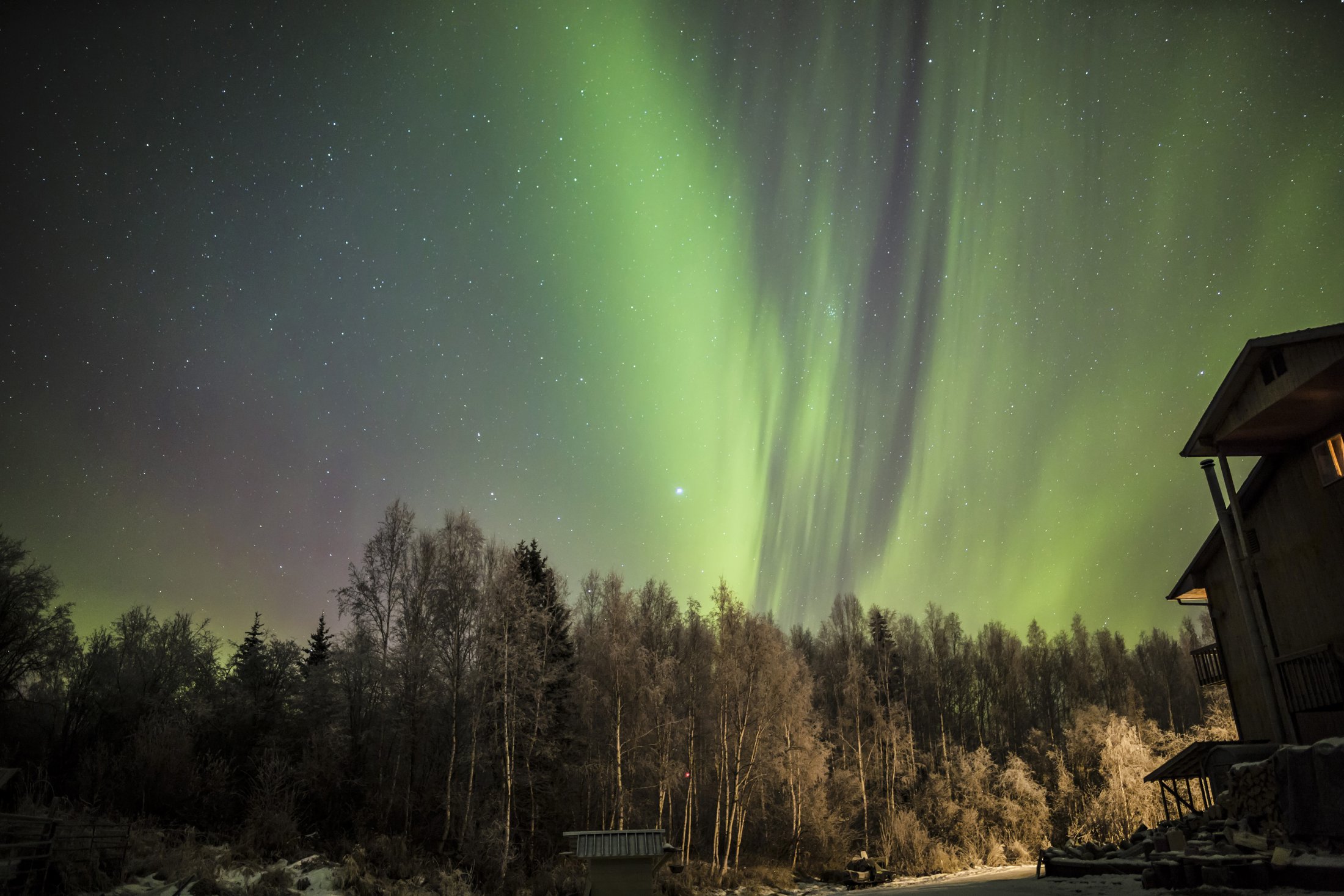 Aurora in Fairbanks, Alaska