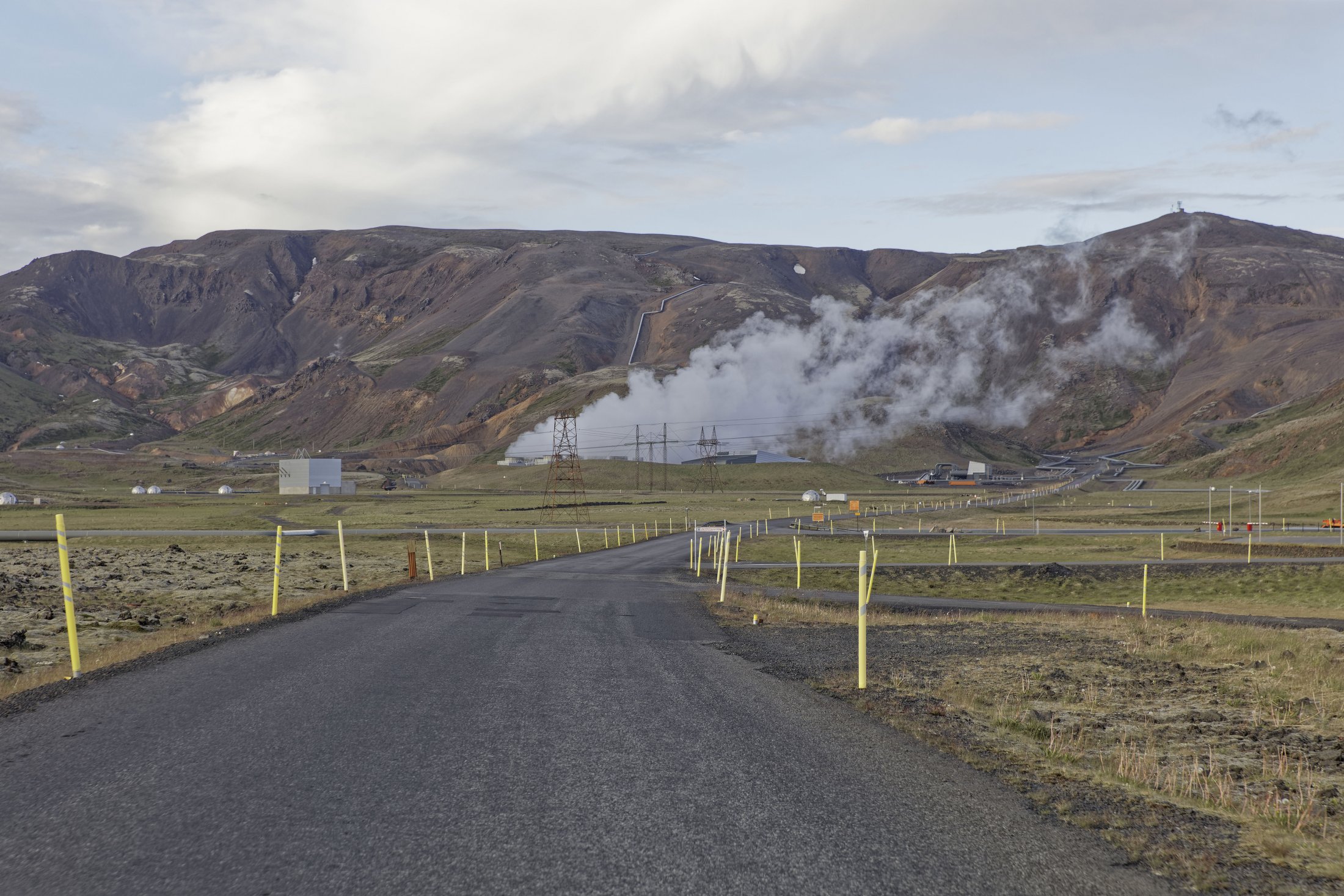 Skíðaskálavegur, Hveragerði, Iceland.