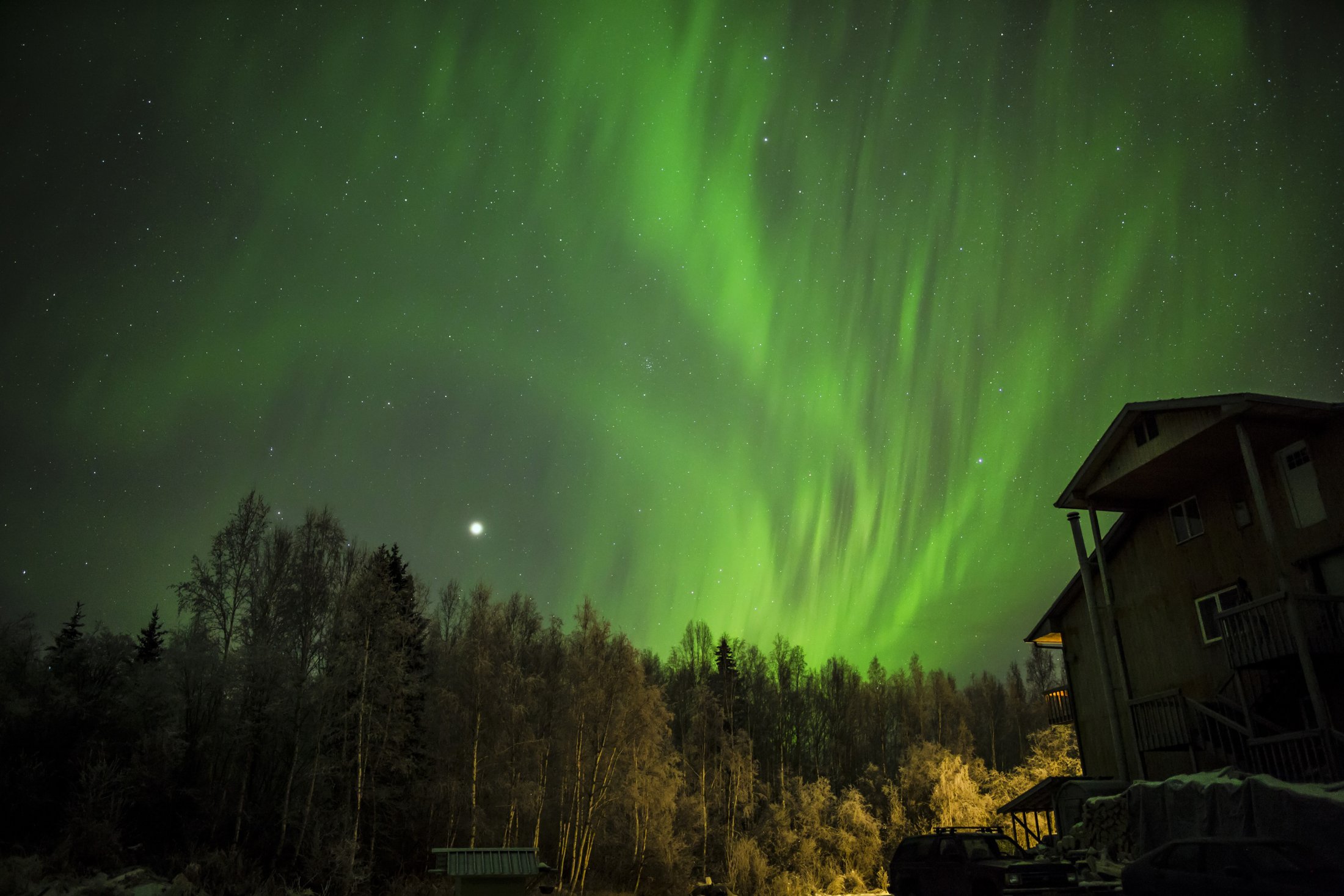 Aurora in Fairbanks, Alaska