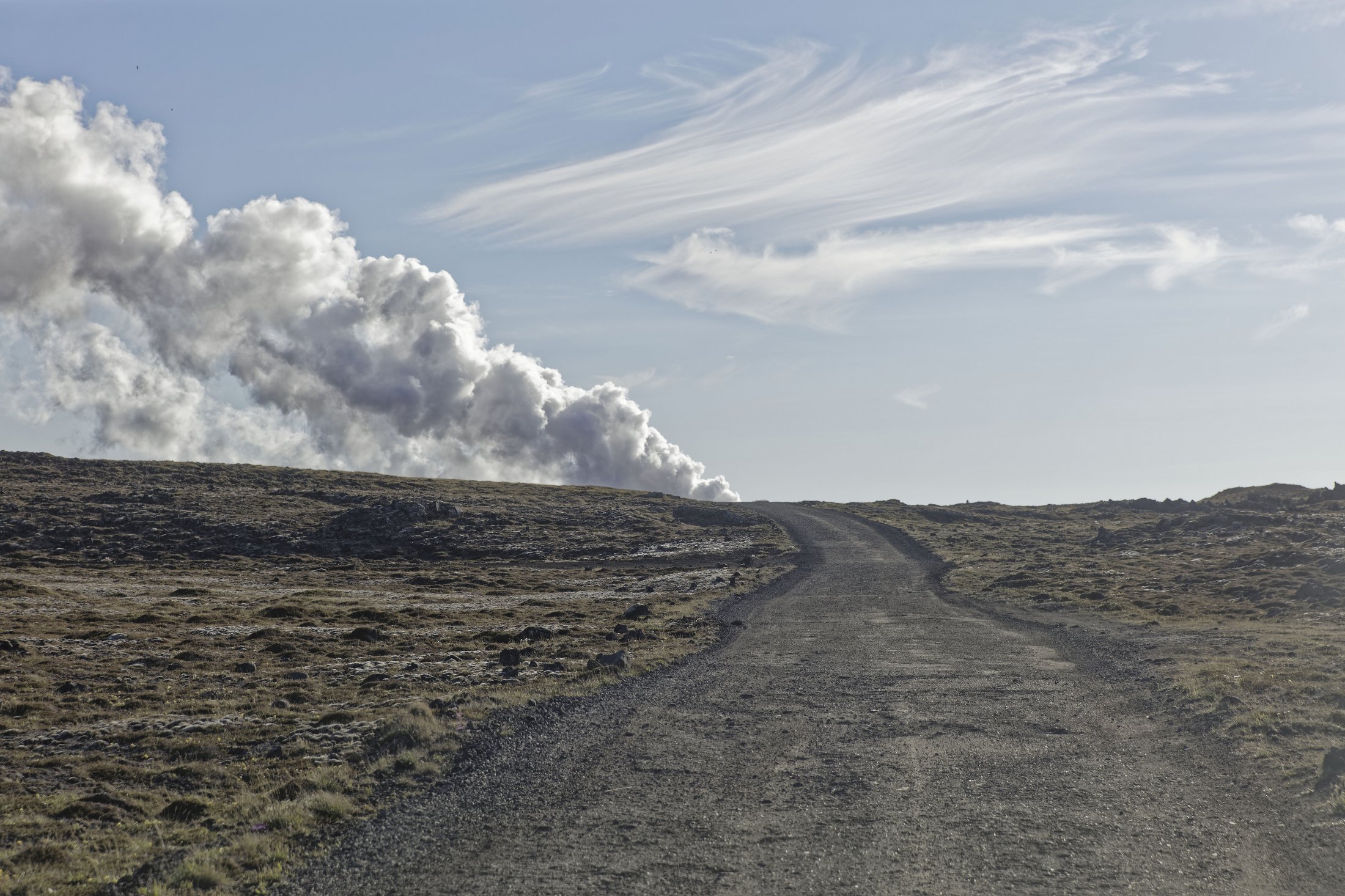 Reykjanesvitavegur, Grindavík, Iceland.