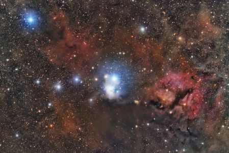 IC 348 star-forming region in constellation Perseus