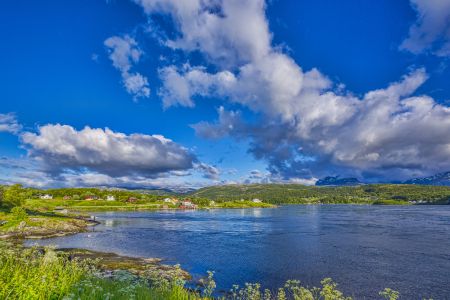 Saltstraumenbrua, Hunstad, Norway.