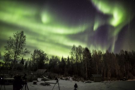 Aurora in Fairbanks, Alaska