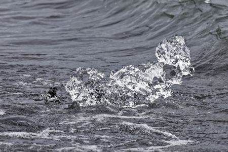 Jökulsárlón parking, Iceland.
