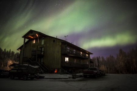 Aurora in Fairbanks, Alaska