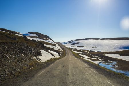 Tanafjordveien, Nuorgam, Norway.