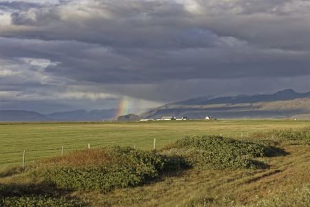 Suðurlandsvegur, Hvolsvelli, Iceland.