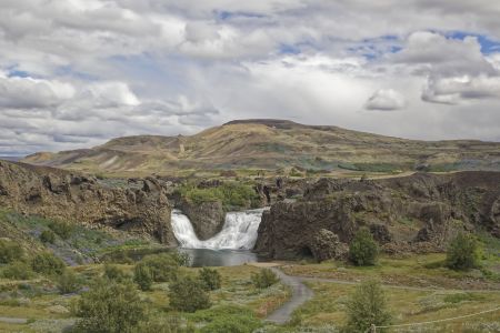 Hjálparfoss, Iceland.