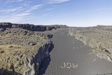 Europe – Bridge between continents, Grindavík, Iceland.
