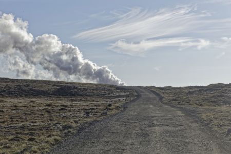 Reykjanesvitavegur, Grindavík, Iceland.