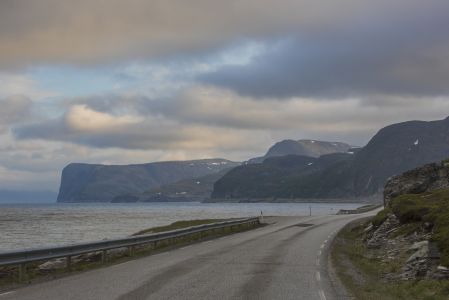 E 69, Honningsvåg, Norway.
