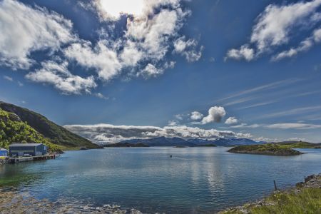 Brensholmvegen, Brensholmen, Norway.